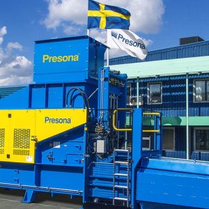 LP85-wflags Presona Baler