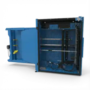 Cross strapping unit