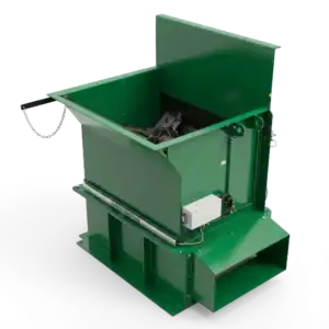 Material distributor for baler